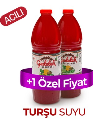 Doruk Sezer Gedelek Turşucusu Gedelek Turşucusu Şalgamlı Turşu Suyu Acılı 1 Lt 2' Li Kampanya