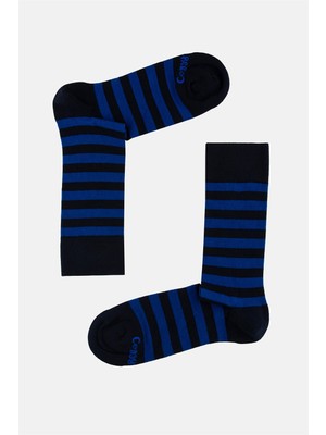 Cozzy Socks 4'lü Renkli Şerit Çorap