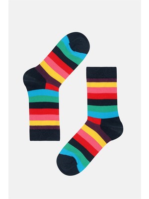 Cozzy Socks Unisex 3'lü Karışık Varyasyonlu 3 Çift Soket Çorap