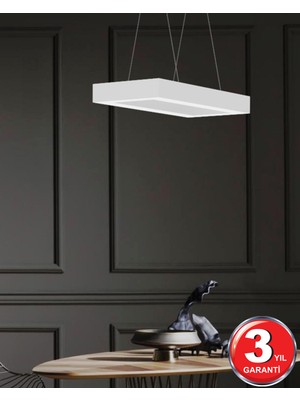Hegza Lighting Mesita - Ledli Modern Sarkıt Linear LED Avize Salon Mutfak Oturma Odası Yatak Odası Antre Hol LED Dikdörtgen