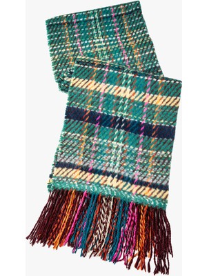 Koton Örgü Şal Püsküllü Yumuşak Dokulu Çok Renkli