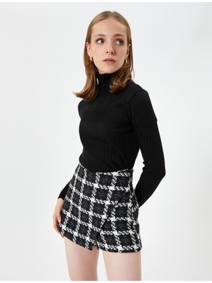 Koton Triko Boğazlı Kazak Dokulu Akrilik