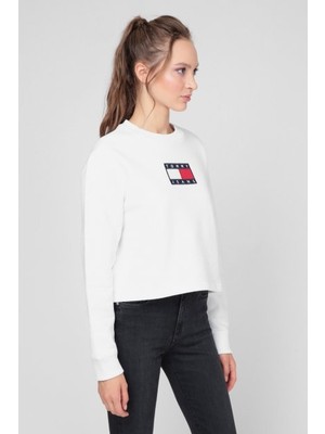 Tommy Jeans Sweatshirt Flag Crew DW0DW08548 Regular Fit