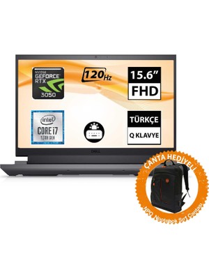 Dell G15 5530 G155530005U05 I7-13650HX 32GB 1tbssd RTX3050 15.6" Fullhd Freedos Taşınabilir BILGISAYAR-CNT006