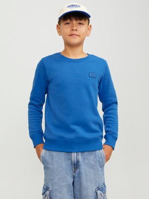 Jack & Jones Logo Nakisli Bisiklet Yaka Sweatshirt - Çocuk