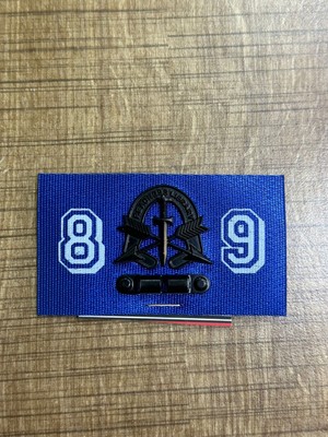 Gönülden Tasarım 5x9 cm 6 8 Rakamlı Mavi Arma Apolet Dikiş Hobi Aksesuarı