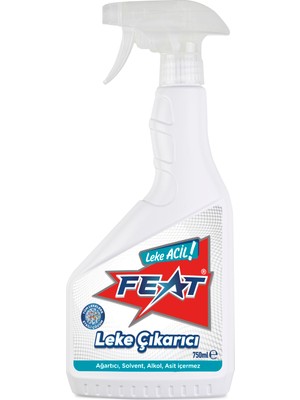 Feat Sıvı Leke Çıkarıcı Sprey 750 ml – Özel Enzim Teknolojili, Renk ve Doku Koruyan Türkiye Üretimi Temizlik Spreyi