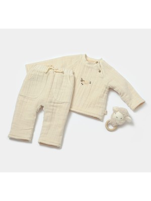 Baby Cosy Organik Müslin Alt Üst Takım