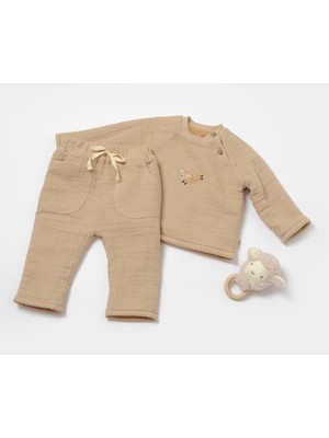 Baby Cosy Organik Müslin Alt Üst Takım