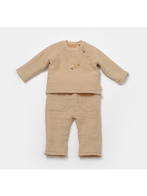 Baby Cosy Organik Müslin Alt Üst Takım