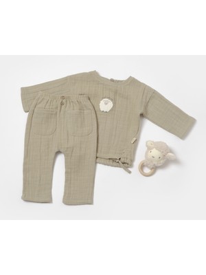 Baby Cosy Organik Müslin Alt Üst Takım