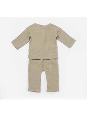 Baby Cosy Organik Müslin Alt Üst Takım