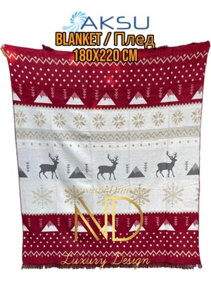 Aksu Emilio Çift Kişilik Battaniye