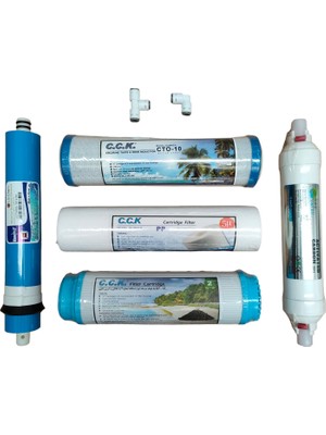 Water King Lg Membranlı Compact Açık Kasa 5'li Su Arıtma Filtre Seti