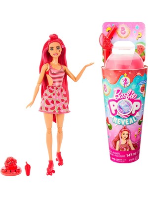 Barbie Pop Reveal Meyve Serisi Kız Çocuklar İçin Eğlenceli Model Bebek 3 Yaş Üstü
