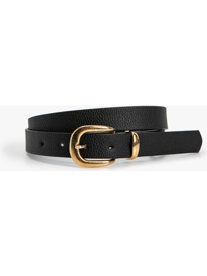 Koton Kemer Deri Görünümlü Metal Tokalı