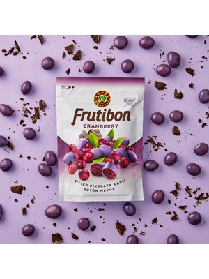 Kahve Dünyası Frutibon Bitter Yaban Mersini 100 gr Doğal Tatlandırıcı İçeren Lezzetli Çikolata