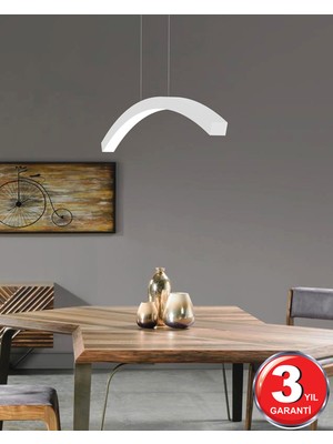 Hegza Lighting Luna - Ledli Modern Sarkıt Linear LED Avize Salon Mutfak Oturma Odası Yatak Odası Antre Hol LED