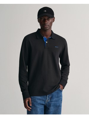 Gant Erkek Siyah Regular Fit Logolu Polo 2065004.5