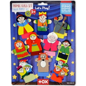Masal Kahramanları 10 Parça Parmak Kukla Set T225
