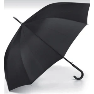Fonksiyonlu Açılıp Kapanan Rüzgar ve Yağmura Dayanıklı Siyah Baston Şemsiye