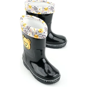 Kışlık Erkek Çocuk Içi Sıcak Astarlı Su Geçirmez Yağmur Bot Çizme