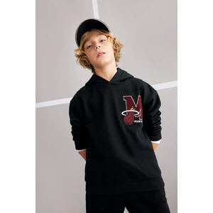Erkek Çocuk NBA Miami Heat Oversize Fit Kapüşonlu Kalın Sweatshirt A5532A823WN