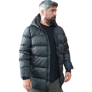 New Balance MPJ3122 Bk Puffer Jacket Erkek Şişme Mont Siyah V1