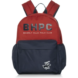 Beverly Hills Polo Club Beverely Hills Sırt Çantası Kırmızı Lacivert