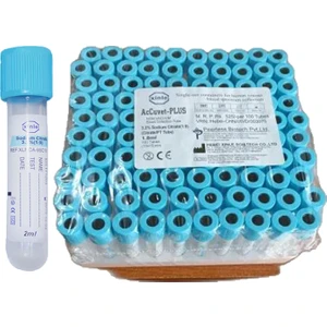 Sodyum Sitratlı Kan Alma Tüpü 2ml 13*75MM 100 Adet