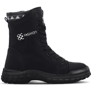 ESEM HINA Kadın Bot Siyah Nubuk