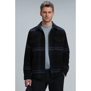 Barder Erkek Basic Gömlek Slim Fit Lacivert