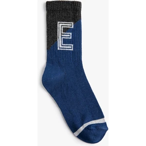 Tenis Çorabı Baskılı Pamuk Karışımlı