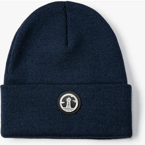 Akrilik Örgü Bere Etiket Detaylı Katlamalı