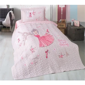 Ranforce Yatak Örtüsü Tek Kişilik Romantic girl V1 Pembe