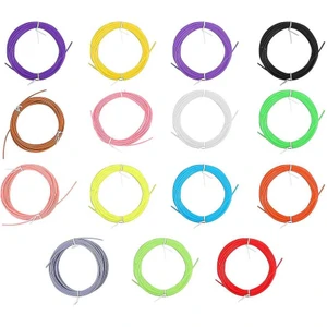 15 Farklı Karışık Renk Pcl Filament - 3m
