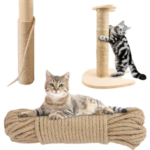 Kedi Tırmalama Ipi 6 mm 10 Metre Jüt Halat