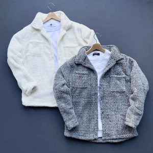 Yuvam Store  2 Li Peluş Polar Hırka Gömlek