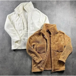 Yuvam Store  2 Li Peluş Polar Hırka Gömlek