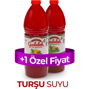 Mehmet Sezer Turşuları Gedelek Turşucusu Şalgamlı Turşu Suyu Acısız 1 Lt 2’li Kampanya