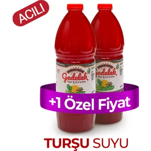 Doruk Sezer Gedelek Turşucusu Gedelek Turşucusu Şalgamlı Turşu Suyu Acılı 1 Lt 2' Li Kampanya