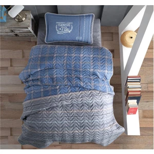 Ranforce Yatak Örtüsü Tek Kişilik Campus V2 Mavi