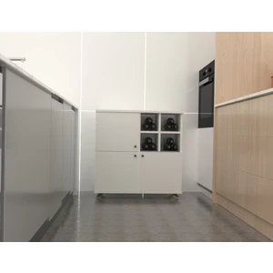 Şişelik Bölmeli Mutfak Dolabı