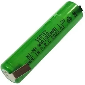 Aaa 1.2VOLT 1000MAH Ni-Mh Ince Şarjlı Kalem Pil Puntolu 1ADET