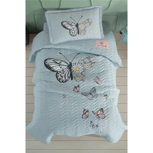 Tek Kişilik Yatak Örtüsü Daisy Love V1 Mint 8696474231120
