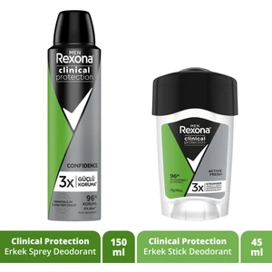 Men Clinical Protection Erkek Sprey Deodorant 150 ml + Erkek Stick Deodorant 45 ml