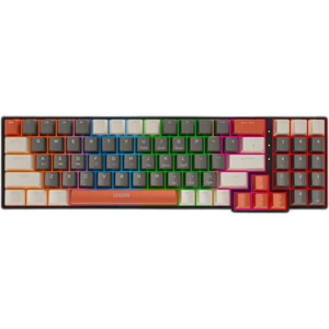 K780 Kablolu Mekanik Rgb Işıklı Klavye 78 Tuşlu Kompak ve Şık Tasarım Ingilizce Q Klavye Ev ve Ofis Klavyesi