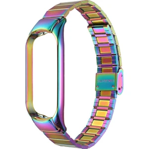 Xiaomi Mi Band 5 Mi Band 6 Tme Çelik Steel Kordon Kayış