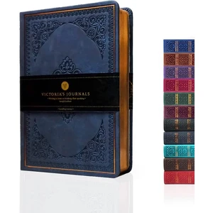 Victoria's Journals Vintage Old Book Defter Çizgili 12X17 cm
