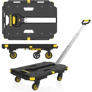 PC532 137KG 62X45CM Dört Tekerli Çekme Kollu Yük ve Paket Taşıma Arabası